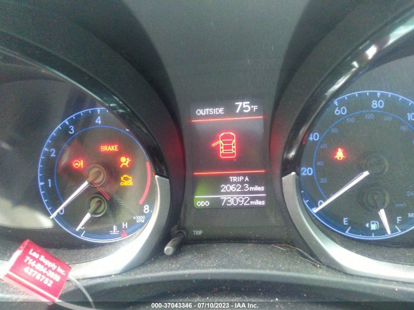 2016 TOYOTA COROLLA L/LE/S/S PLUS/LE PLUS - 2T1BURHE9GC536284