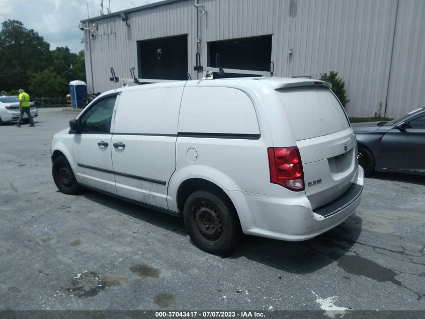 2013 RAM CARGO VAN TRADESMAN 2C4JRGAG5DR813148