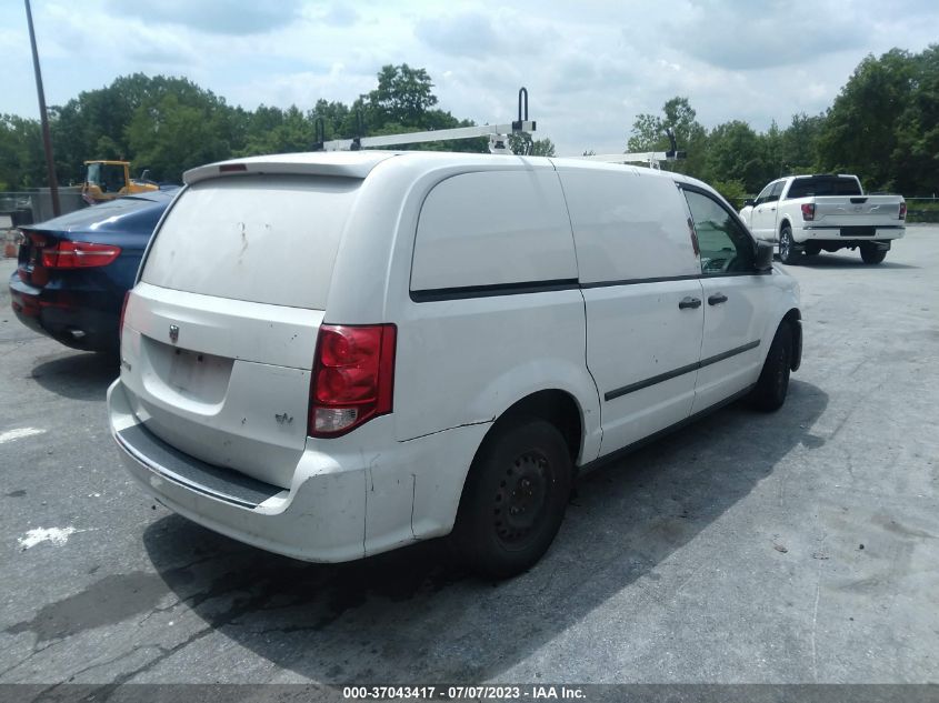 2013 RAM CARGO VAN TRADESMAN 2C4JRGAG5DR813148