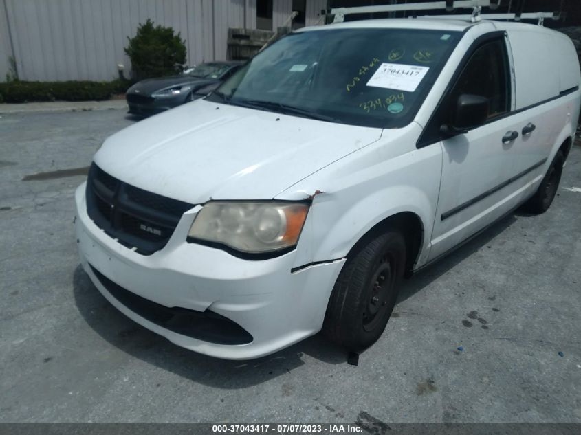 2013 RAM CARGO VAN TRADESMAN 2C4JRGAG5DR813148