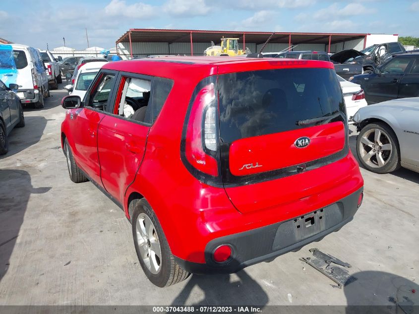 2019 KIA SOUL BASE - KNDJN2A24K7018707
