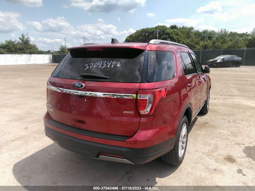 2019 FORD EXPLORER XLT - 1FM5K8D86KGA95717