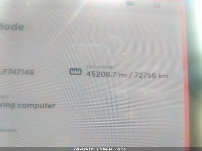 2020 TESLA MODEL 3 - 5YJ3E1EA1LF747148