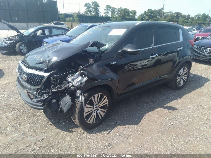 2016 KIA SPORTAGE EX - KNDPCCAC5G7813321