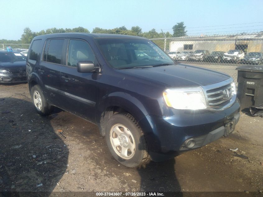 2014 HONDA PILOT LX - 5FNYF4H20EB001995