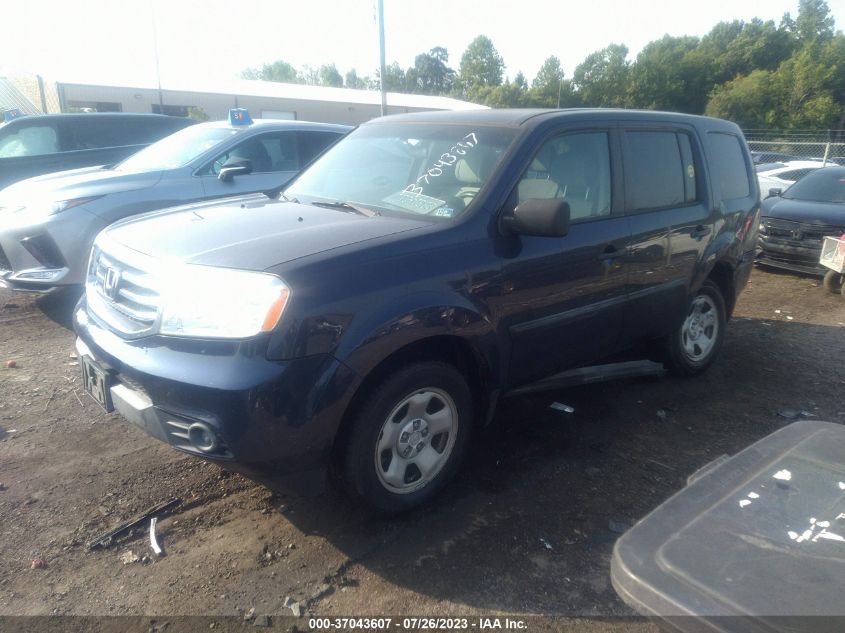 2014 HONDA PILOT LX - 5FNYF4H20EB001995