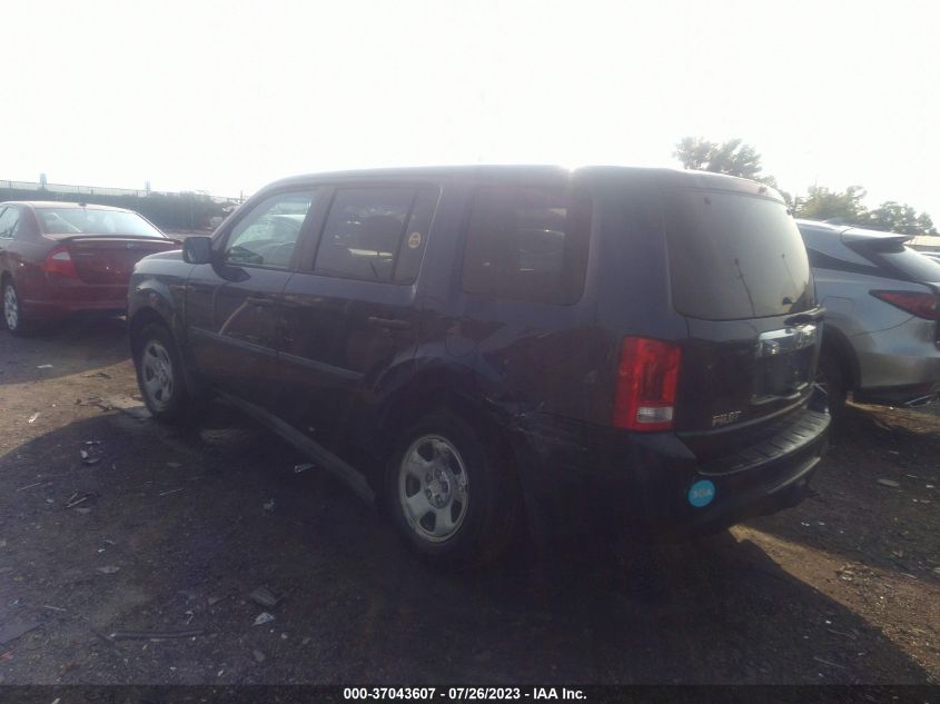 2014 HONDA PILOT LX - 5FNYF4H20EB001995