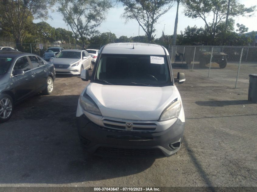 2016 RAM PROMASTER CITY CARGO VAN TRADESMAN SLT ZFBERFBT9G6C80522