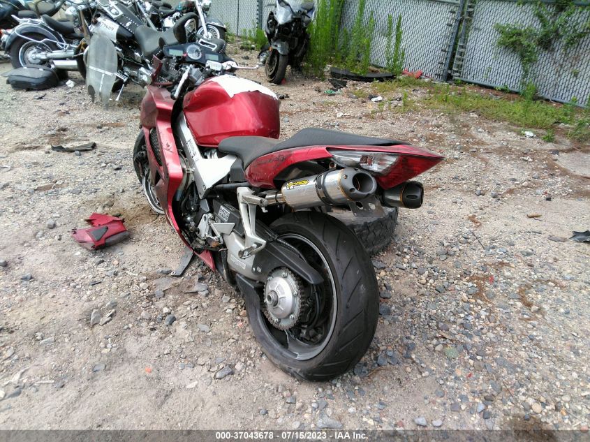 2007 HONDA VFR800 JH2RC46117M900082