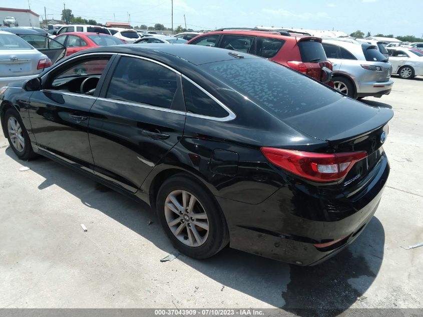 2015 HYUNDAI SONATA 2.4L SE - 5NPE24AFXFH013666