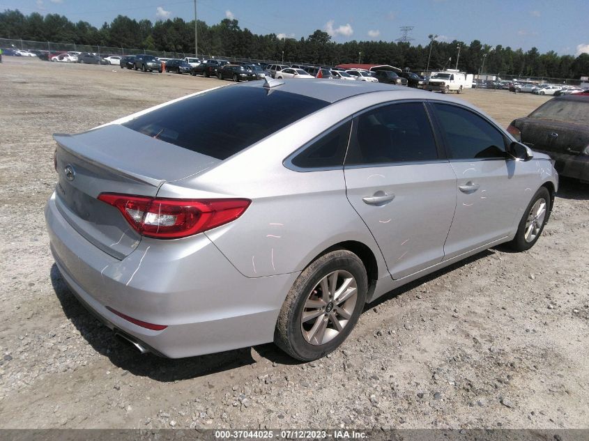 2017 HYUNDAI SONATA 2.4L - 5NPE24AF0HH585459