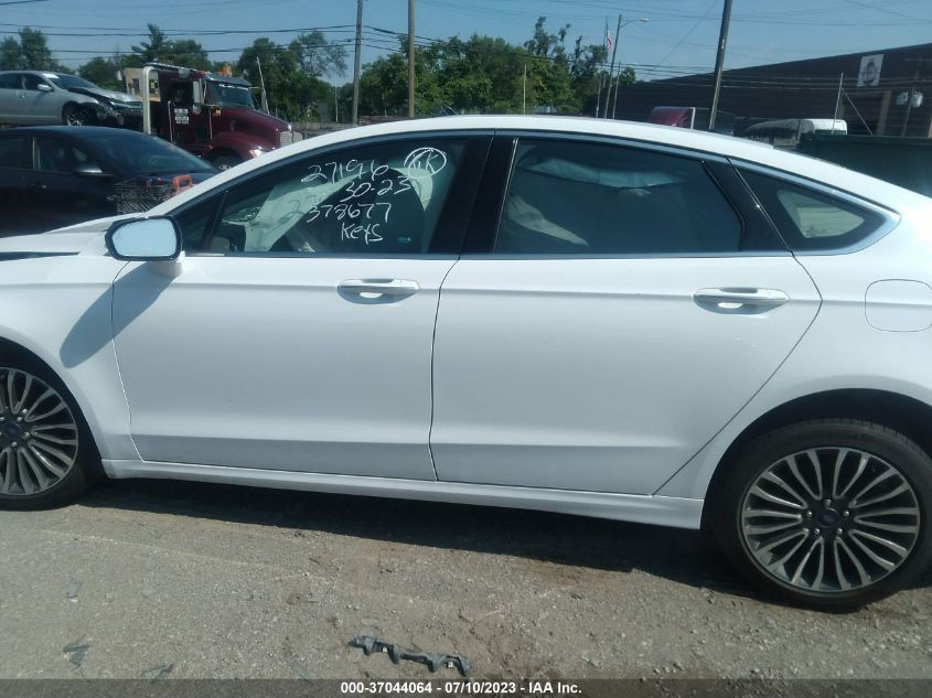 2017 FORD FUSION SE - 3FA6P0T94HR378677