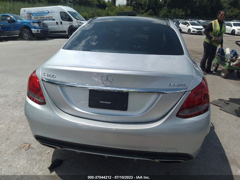 2016 MERCEDES-BENZ C-CLASS C 300 - 55SWF4KB8GU178120