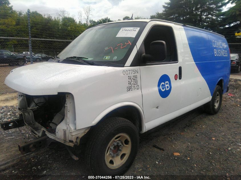 2015 CHEVROLET EXPRESS CARGO VAN - 1GCWGFCFXF1154016