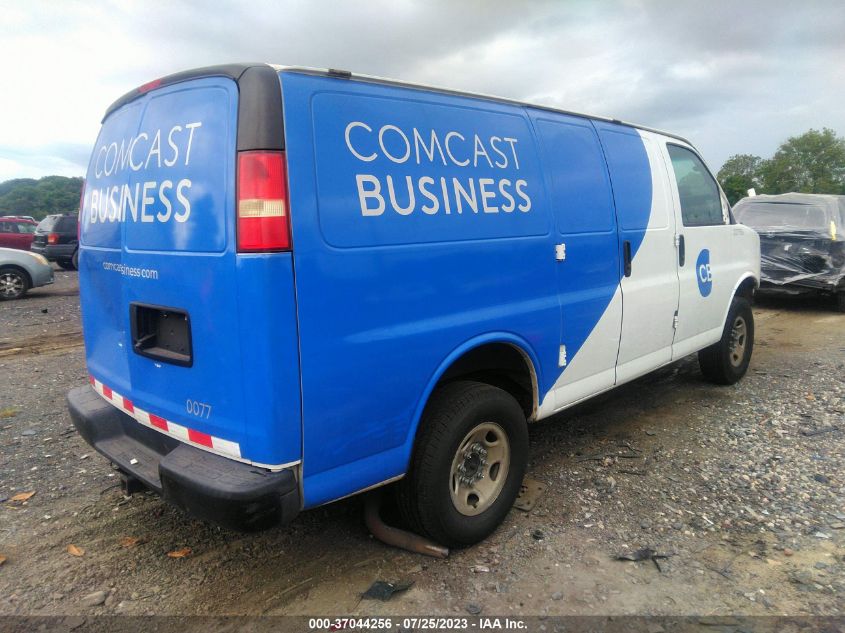 2015 CHEVROLET EXPRESS CARGO VAN - 1GCWGFCFXF1154016