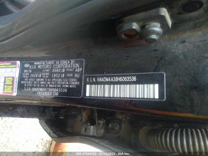 2017 KIA RIO LX - KNADM4A38H6063536