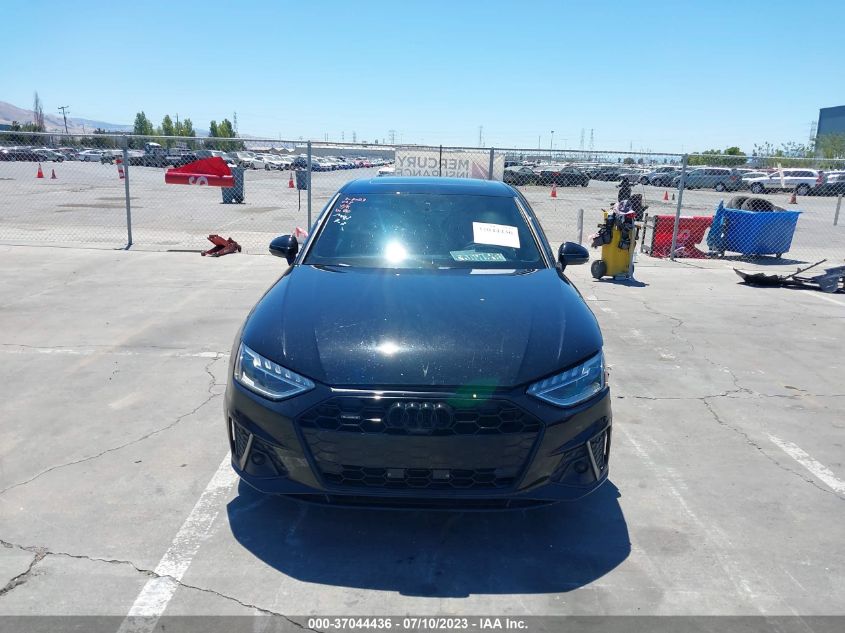 2021 AUDI A4 SEDAN S LINE PREMIUM PLUS - WAUEAAF40MA039283