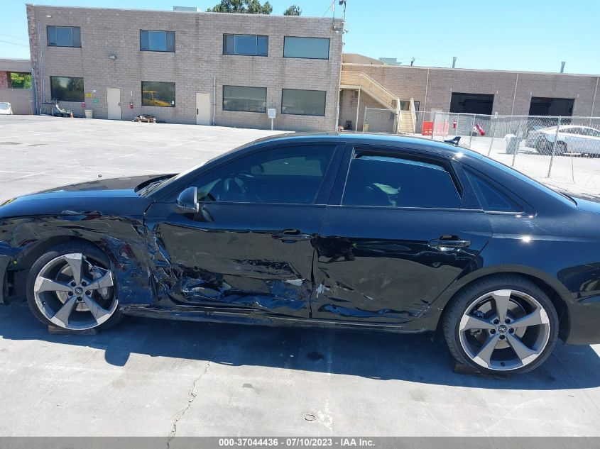 2021 AUDI A4 SEDAN S LINE PREMIUM PLUS - WAUEAAF40MA039283