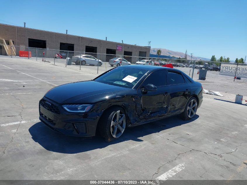 2021 AUDI A4 SEDAN S LINE PREMIUM PLUS - WAUEAAF40MA039283