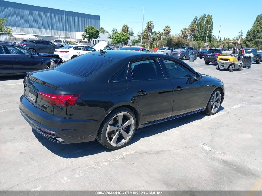 2021 AUDI A4 SEDAN S LINE PREMIUM PLUS - WAUEAAF40MA039283