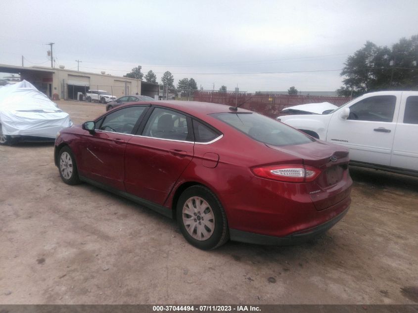 2013 FORD FUSION S - 3FA6P0G7XDR334654