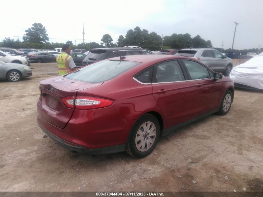 2013 FORD FUSION S - 3FA6P0G7XDR334654