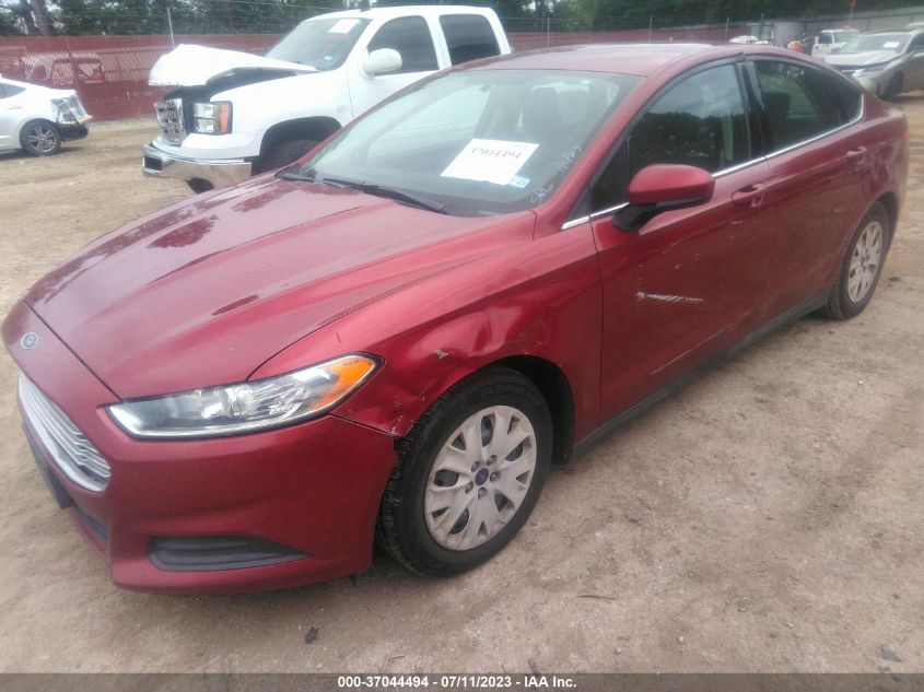 2013 FORD FUSION S - 3FA6P0G7XDR334654