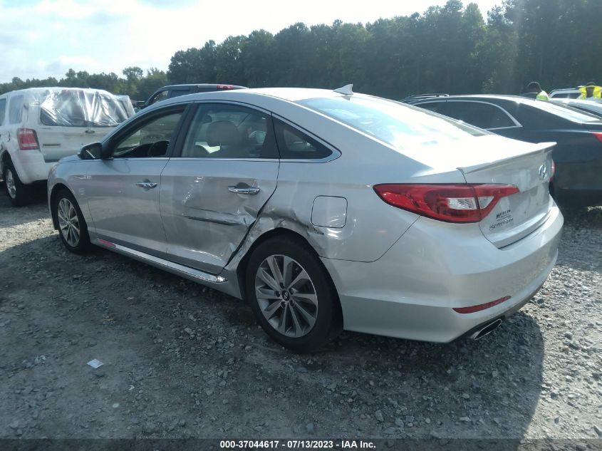 2017 HYUNDAI SONATA SPORT - 5NPE34AFXHH465181