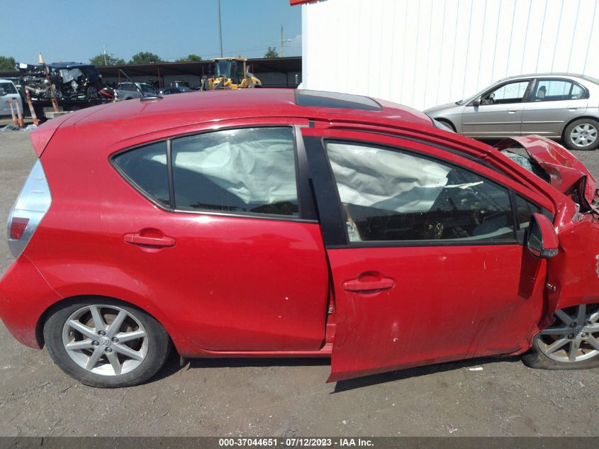 2013 TOYOTA PRIUS C ONE/TWO/THREE/FOUR - JTDKDTB36D1045014