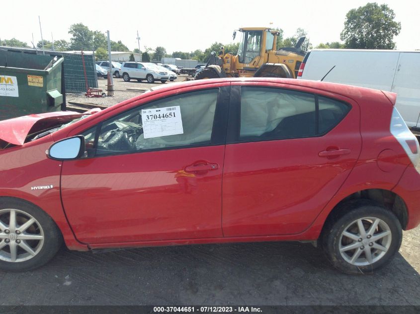 2013 TOYOTA PRIUS C ONE/TWO/THREE/FOUR - JTDKDTB36D1045014