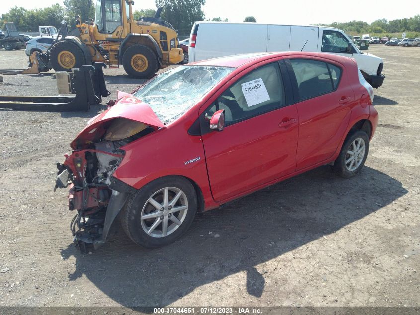 2013 TOYOTA PRIUS C ONE/TWO/THREE/FOUR - JTDKDTB36D1045014