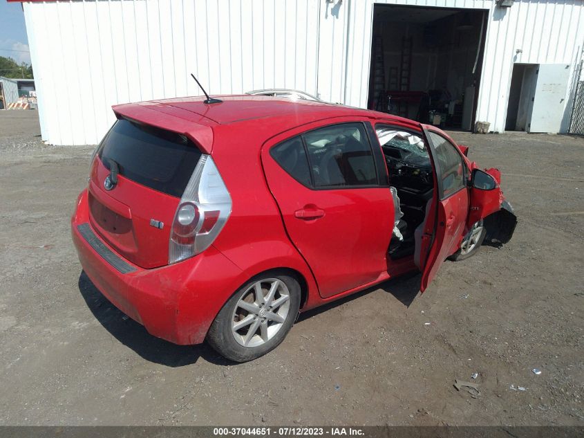 2013 TOYOTA PRIUS C ONE/TWO/THREE/FOUR - JTDKDTB36D1045014