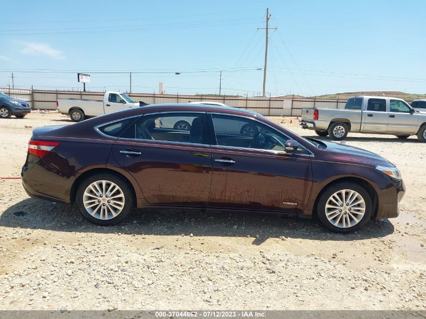 2014 TOYOTA AVALON HYBRID LIMITED/XLE TOURING 4T1BD1EB4EU034502