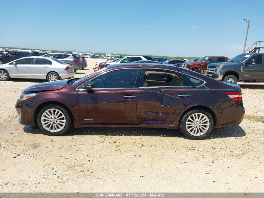2014 TOYOTA AVALON HYBRID LIMITED/XLE TOURING 4T1BD1EB4EU034502
