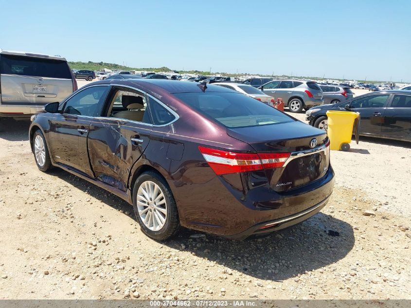 2014 TOYOTA AVALON HYBRID LIMITED/XLE TOURING 4T1BD1EB4EU034502
