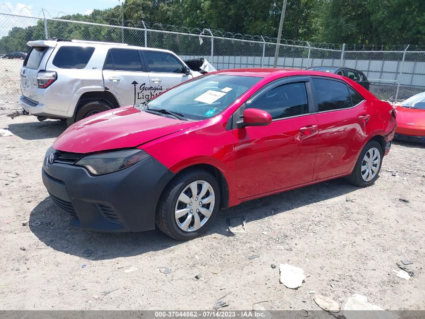 2014 TOYOTA COROLLA L/LE/S/S PLUS/LE PLUS - 2T1BURHE2EC172061
