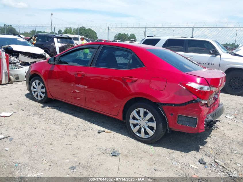 2014 TOYOTA COROLLA L/LE/S/S PLUS/LE PLUS - 2T1BURHE2EC172061