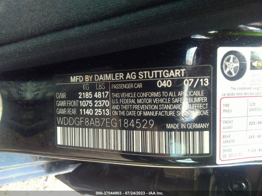2014 MERCEDES-BENZ C-CLASS C 300 - WDDGF8AB7EG184529