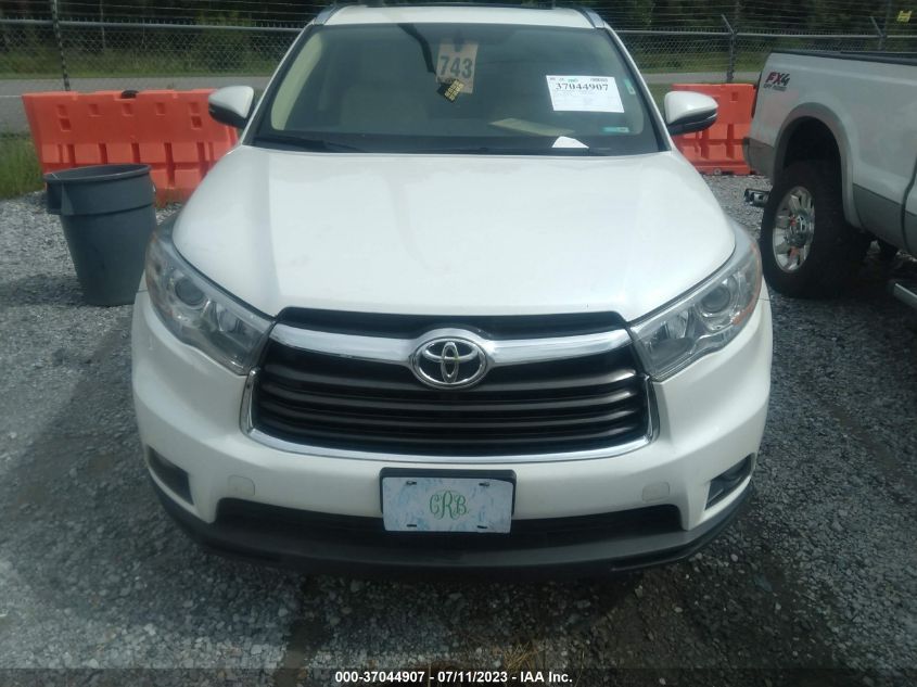 2016 TOYOTA HIGHLANDER XLE - 5TDKKRFH5GS177462