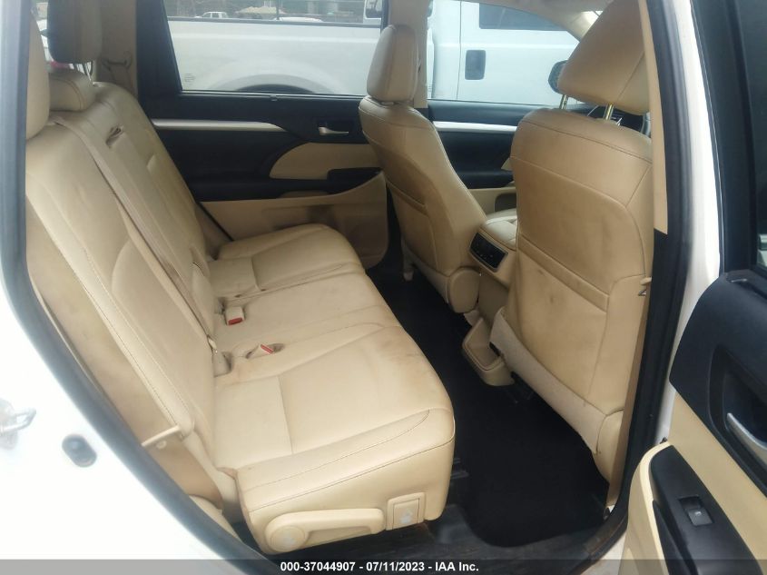 2016 TOYOTA HIGHLANDER XLE - 5TDKKRFH5GS177462