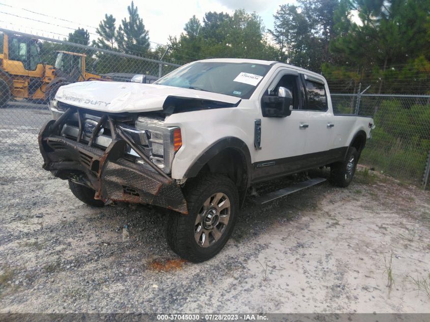 2017 FORD SUPER DUTY F-250 SRW LARIAT/PLATINUM - 1FT7W2BT4HEC08347