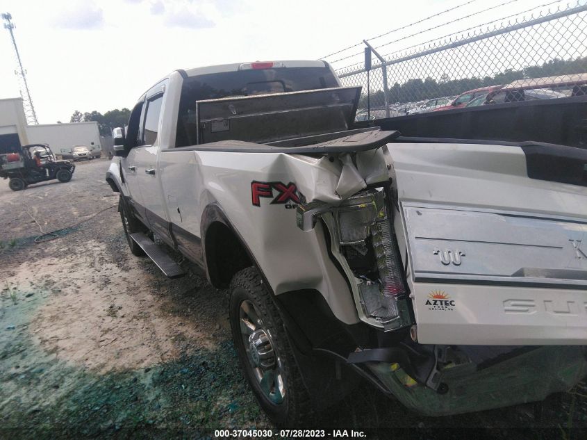 2017 FORD SUPER DUTY F-250 SRW LARIAT/PLATINUM - 1FT7W2BT4HEC08347