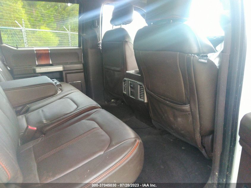 2017 FORD SUPER DUTY F-250 SRW LARIAT/PLATINUM - 1FT7W2BT4HEC08347