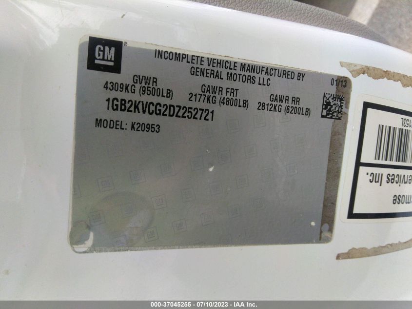 2013 CHEVROLET SILVERADO 2500HD WORK TRUCK - 1GB2KVCG2DZ252721