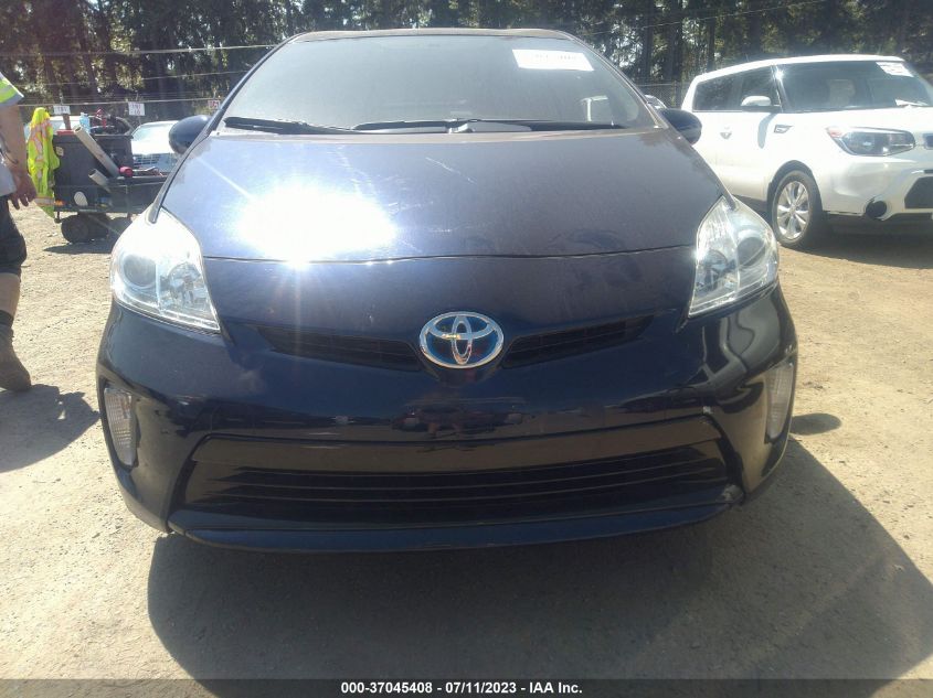 2013 TOYOTA PRIUS ONE/TWO/THREE/FOUR/FIVE - JTDKN3DU6D1615967