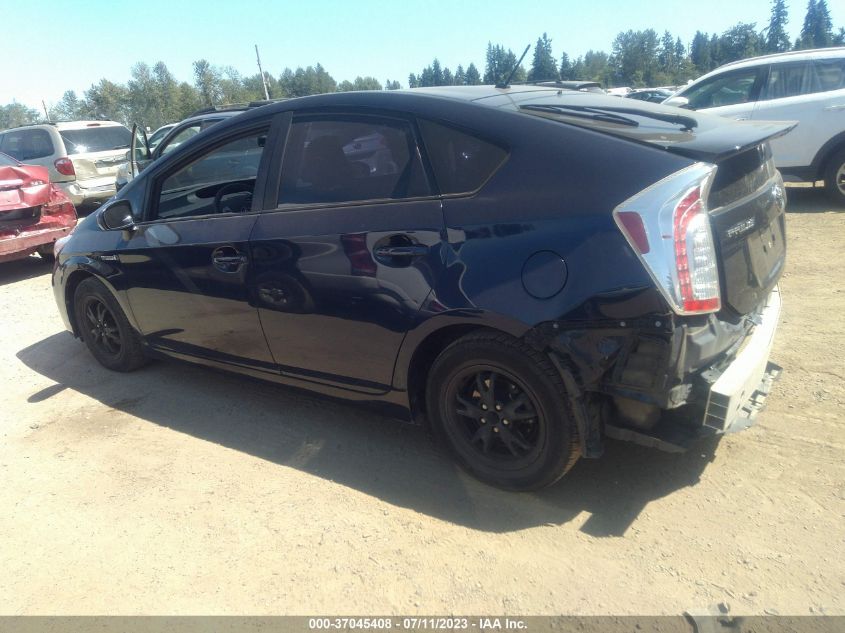 2013 TOYOTA PRIUS ONE/TWO/THREE/FOUR/FIVE - JTDKN3DU6D1615967