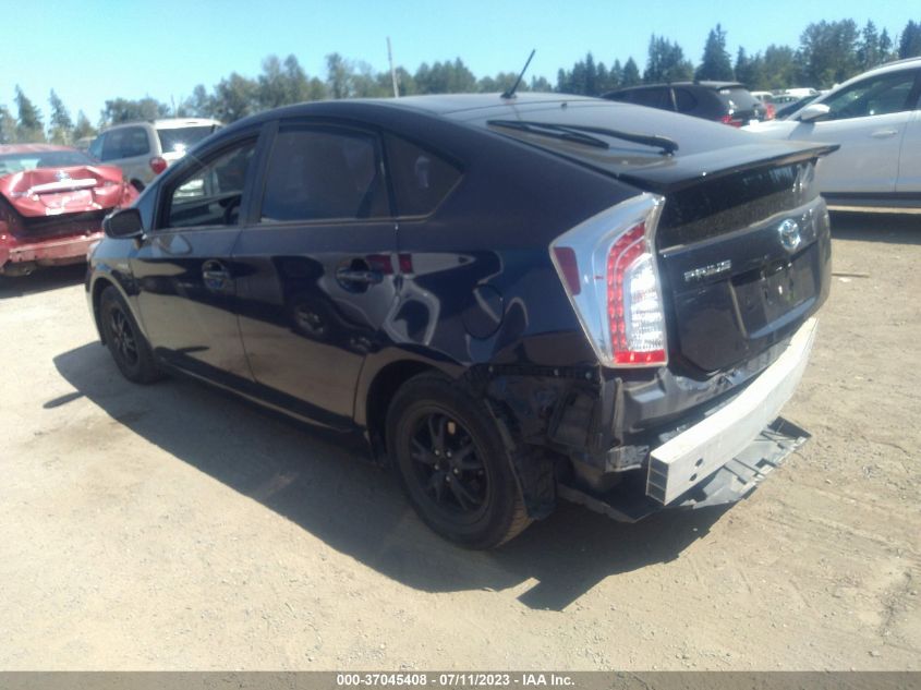 2013 TOYOTA PRIUS ONE/TWO/THREE/FOUR/FIVE - JTDKN3DU6D1615967