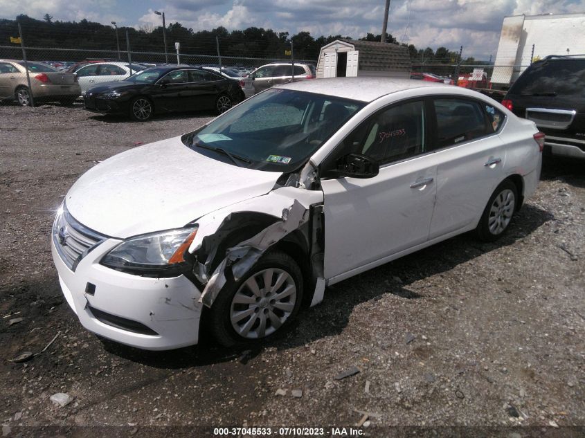 2015 NISSAN SENTRA S - 3N1AB7AP5FY279059