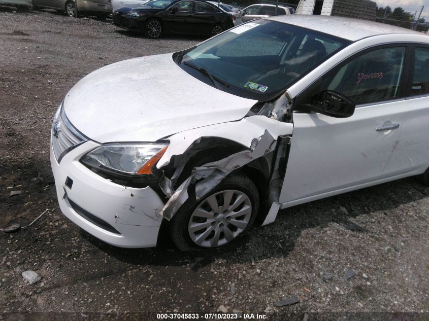2015 NISSAN SENTRA S - 3N1AB7AP5FY279059
