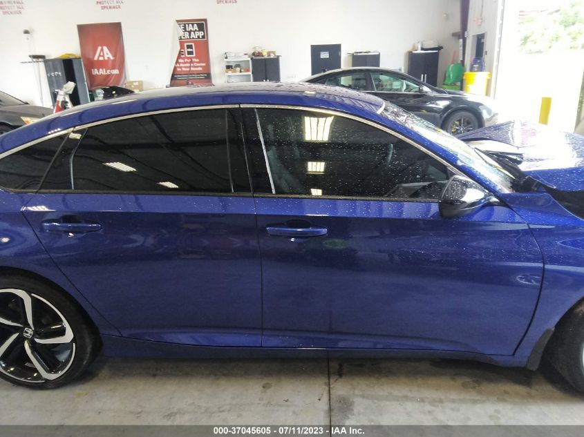 2022 HONDA ACCORD SEDAN SPORT - 1HGCV1F3XNA048646